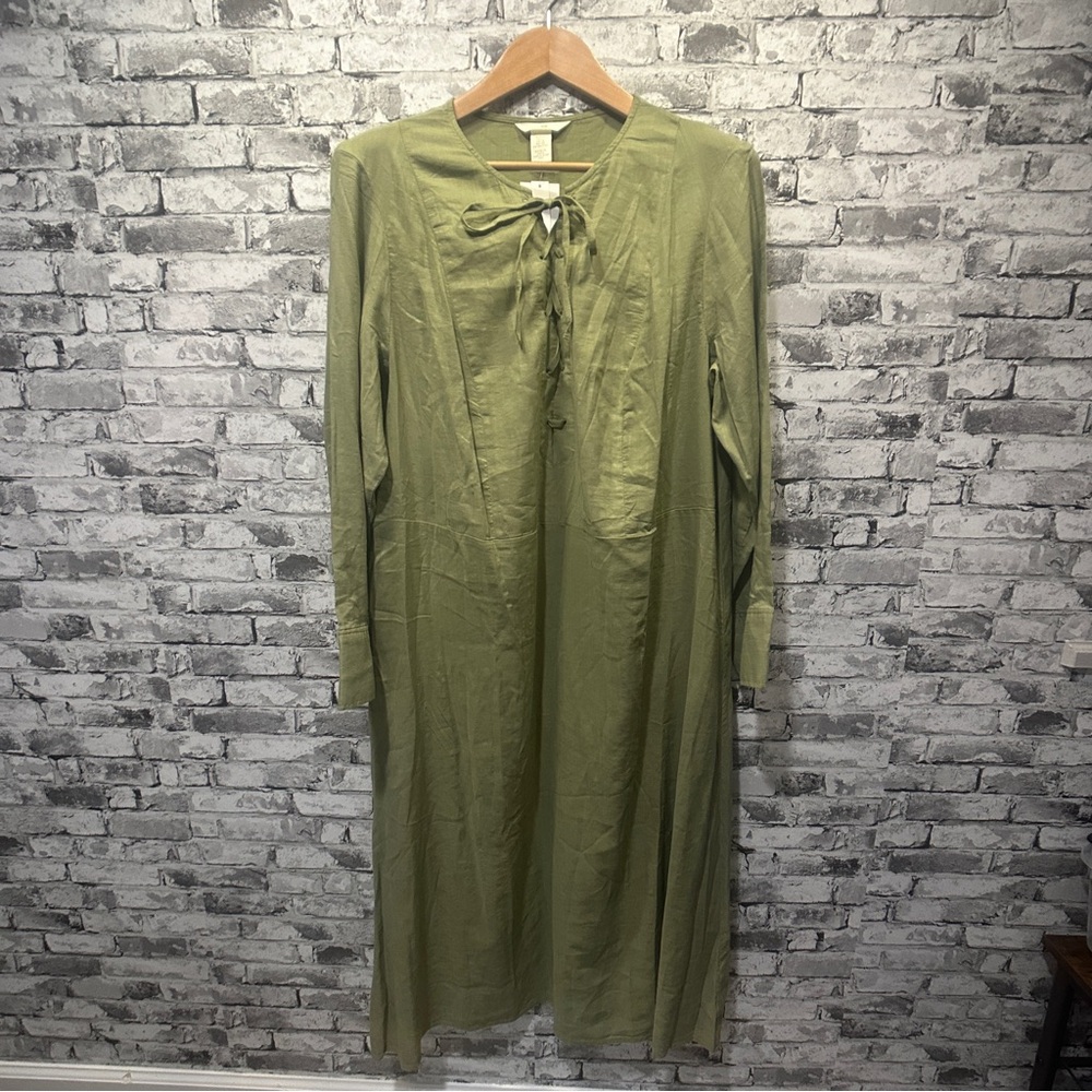 NWT H&M Sage Green Maxi Dress Size XL